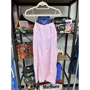 Vintage 1980s Miss Elliette California Lilac Purple Slip Style Mini Dress 10